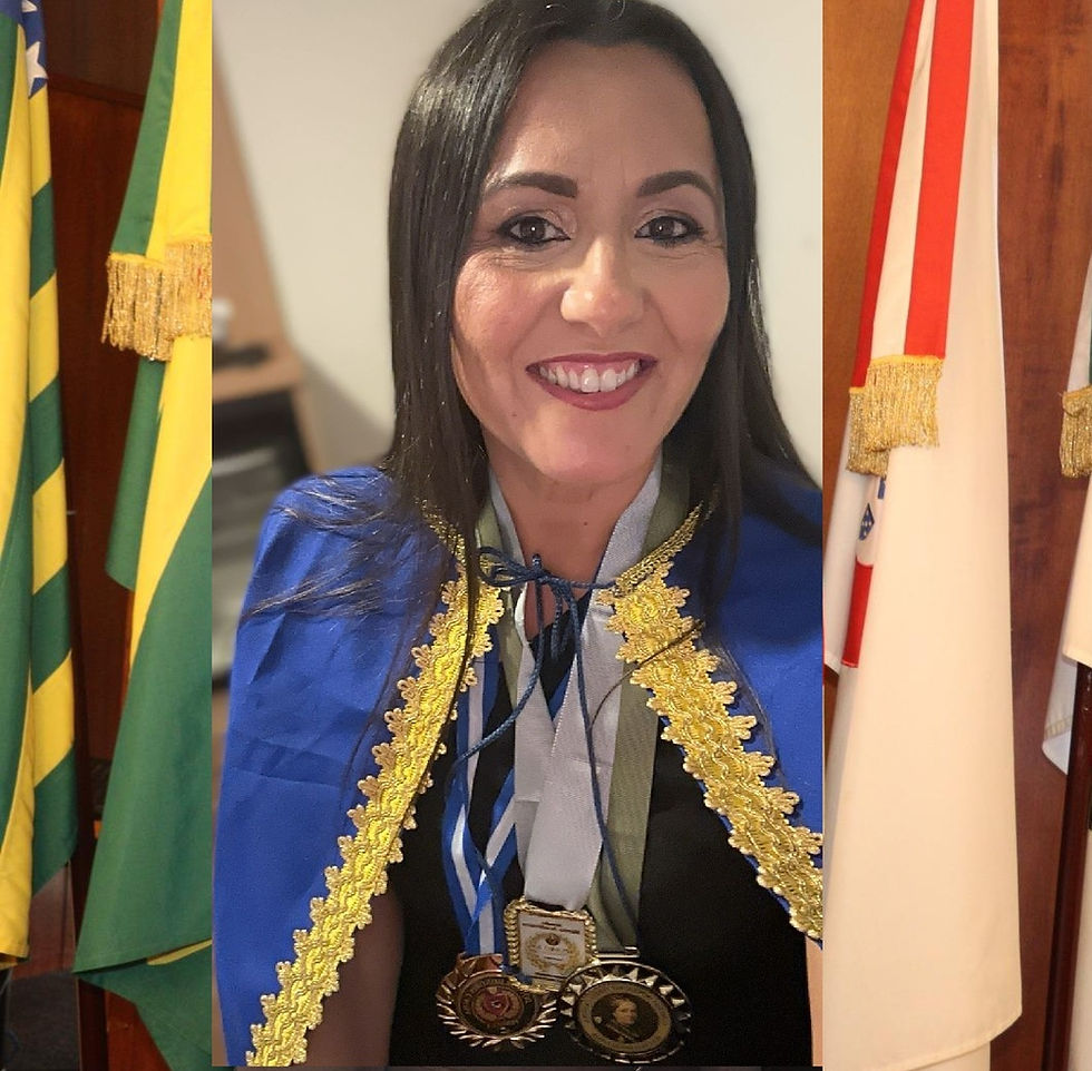 Maria Suely Farias Cunha, foi indicada, aprovada e será Laureada, Aclamada e Diplomada como Comendadora da Ordem do Mérito do Elo Social.