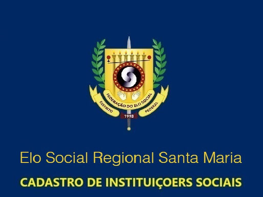 Cadastro de instituições social da região de Santa Maria - Distrito Federal