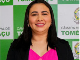 Larissa Lourinho Santana - MDB, Presidente da Câmara dos Vereadores do Municipio de Tomé Açu é notificada pelo Elo Social, sobre a implantação de projetos no município.