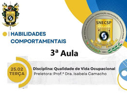 Habilidades Comportamentais 3ª Aula do Curso de Habilidade Comportamentais da SNECSP - especifico para Agente de Implantação.