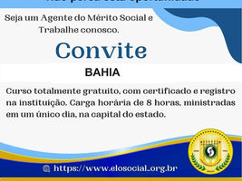 Seja um Agente Social e amplie sua visão de mercado de trabalho.