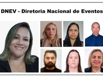 DNEV - Diretoria Nacional de Eventos da CESB - Confederação do Elo Social Brasil - Equipe de profissionais responsável pela organização e supervisão das solenidades no Estado. 