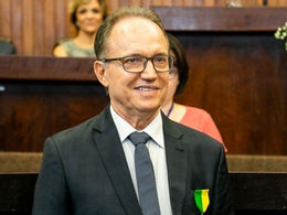 O Secretário de Segurança de Palmas, Sr. Agostinho Araújo Rodrigues Junior é notificado