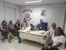 Jomateleno dos santos Teixeira, faz apresentação pessoal na Secretaria de Administração Penitenciaria e Ressocialização da Bahia