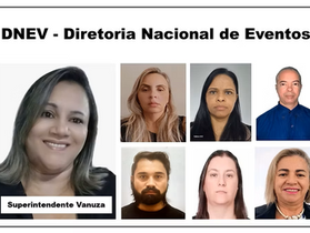 DNEV - Diretoria Nacional e Internacional de Eventos da CESB - Confederação do Elo Social Brasil - Equipe de profissionais responsável pela organização e supervisão das solenidades no Estado.