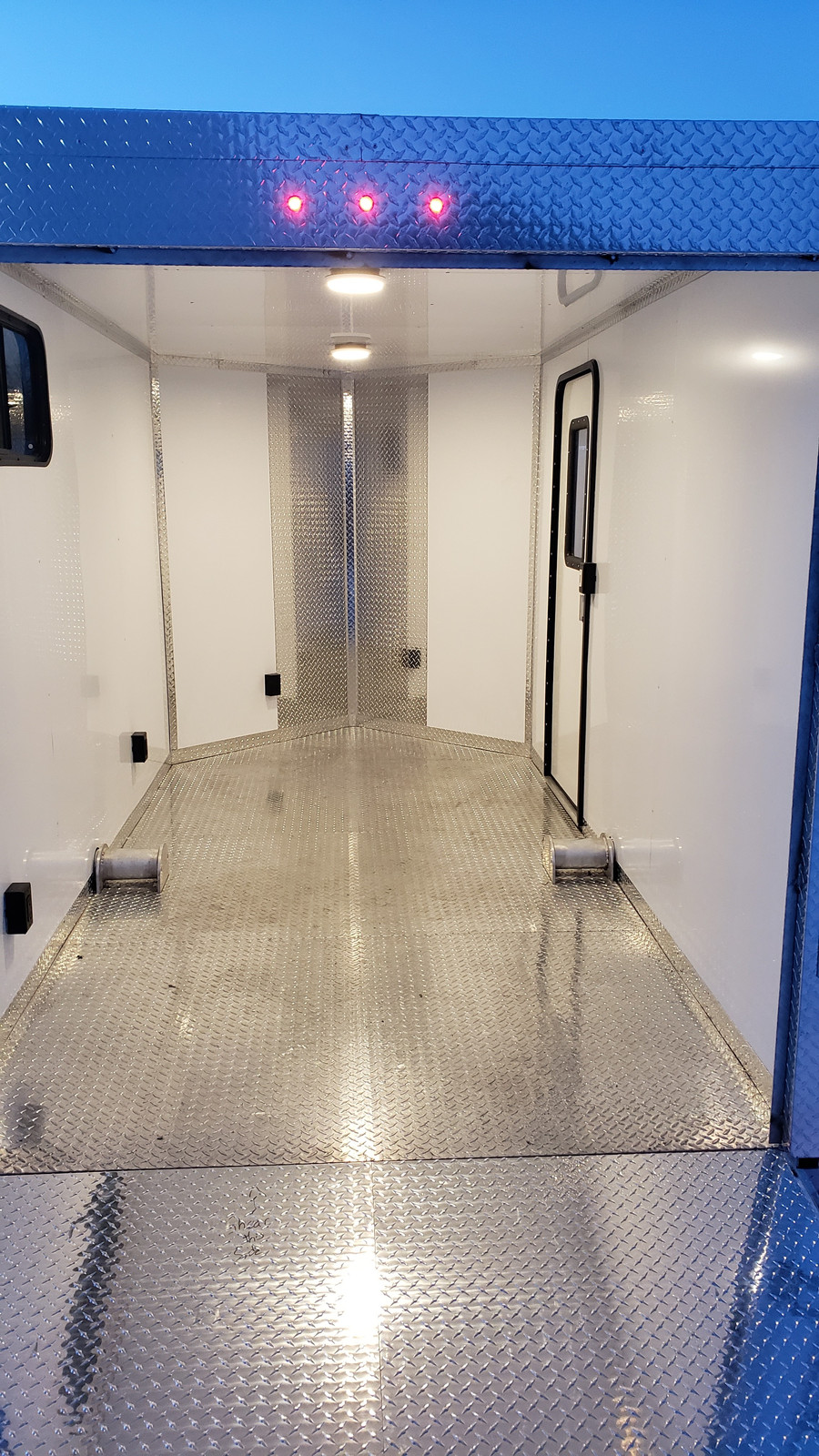 Drop Down Axle Ice Shack Interior