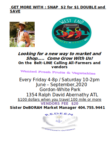 Farmers Market 2020 Flyer