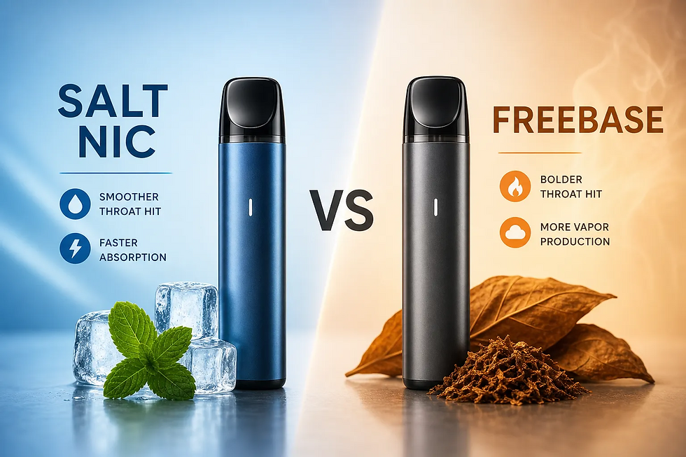Salt nic vs freebase