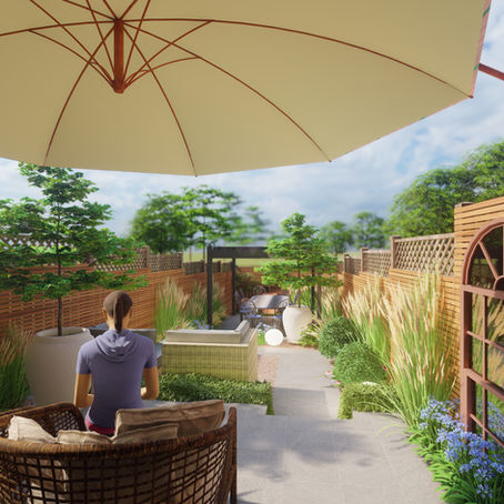 How to Make the Most of a Small Outdoor Garden Space: Creative Solutions and Ideas. Small Garden Design.