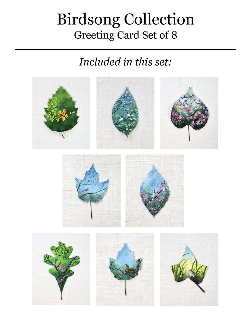 Thumbnail: Birdsong Collection - Greeting Card Set