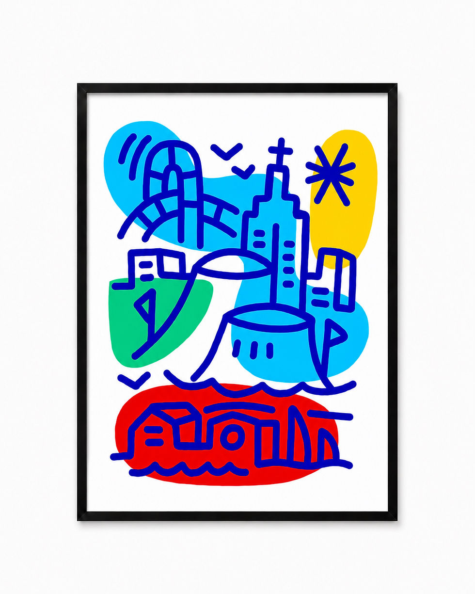 Miniature : « LH City  » 24x30 cm 