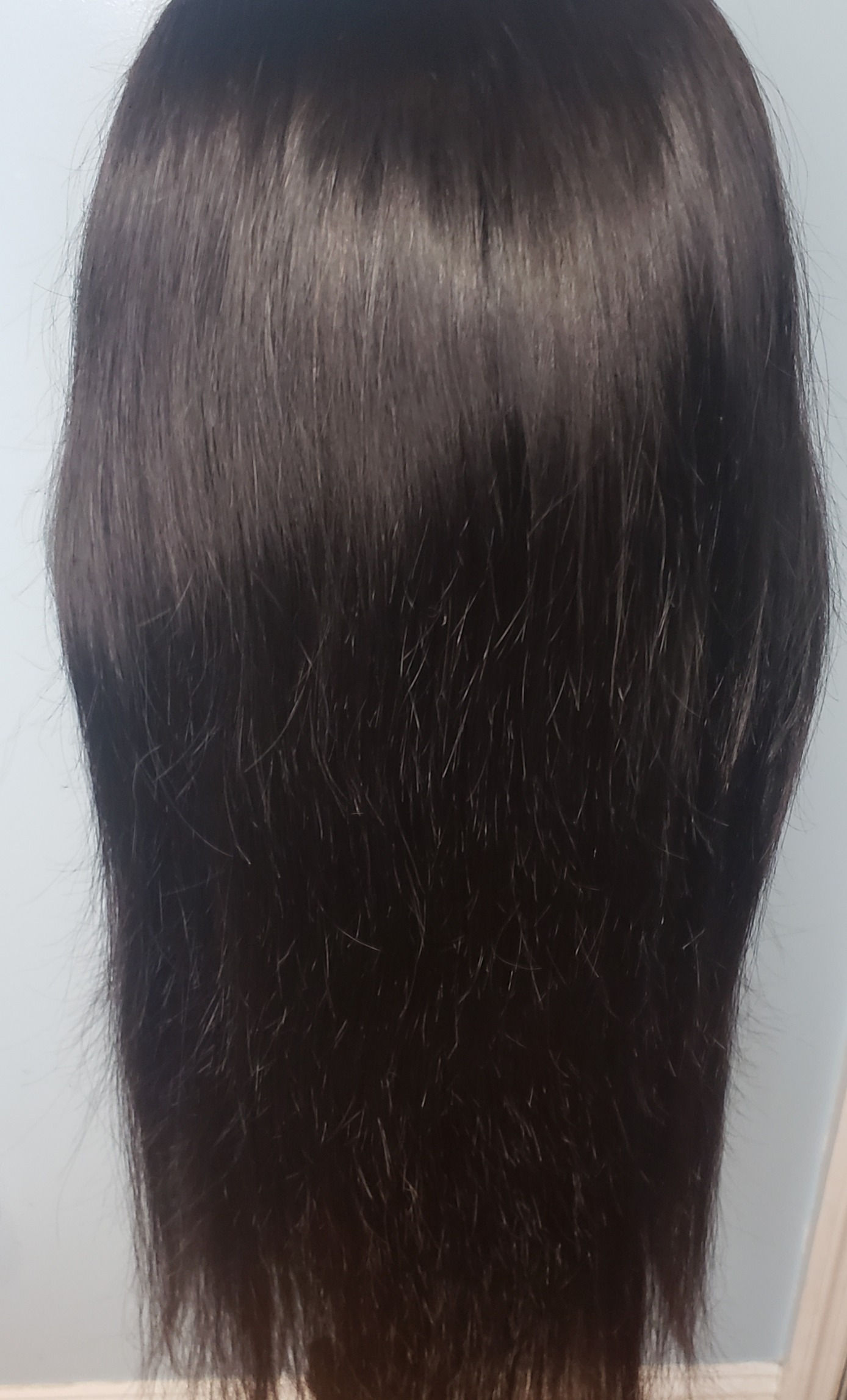 20" 4*4 straight lace wig