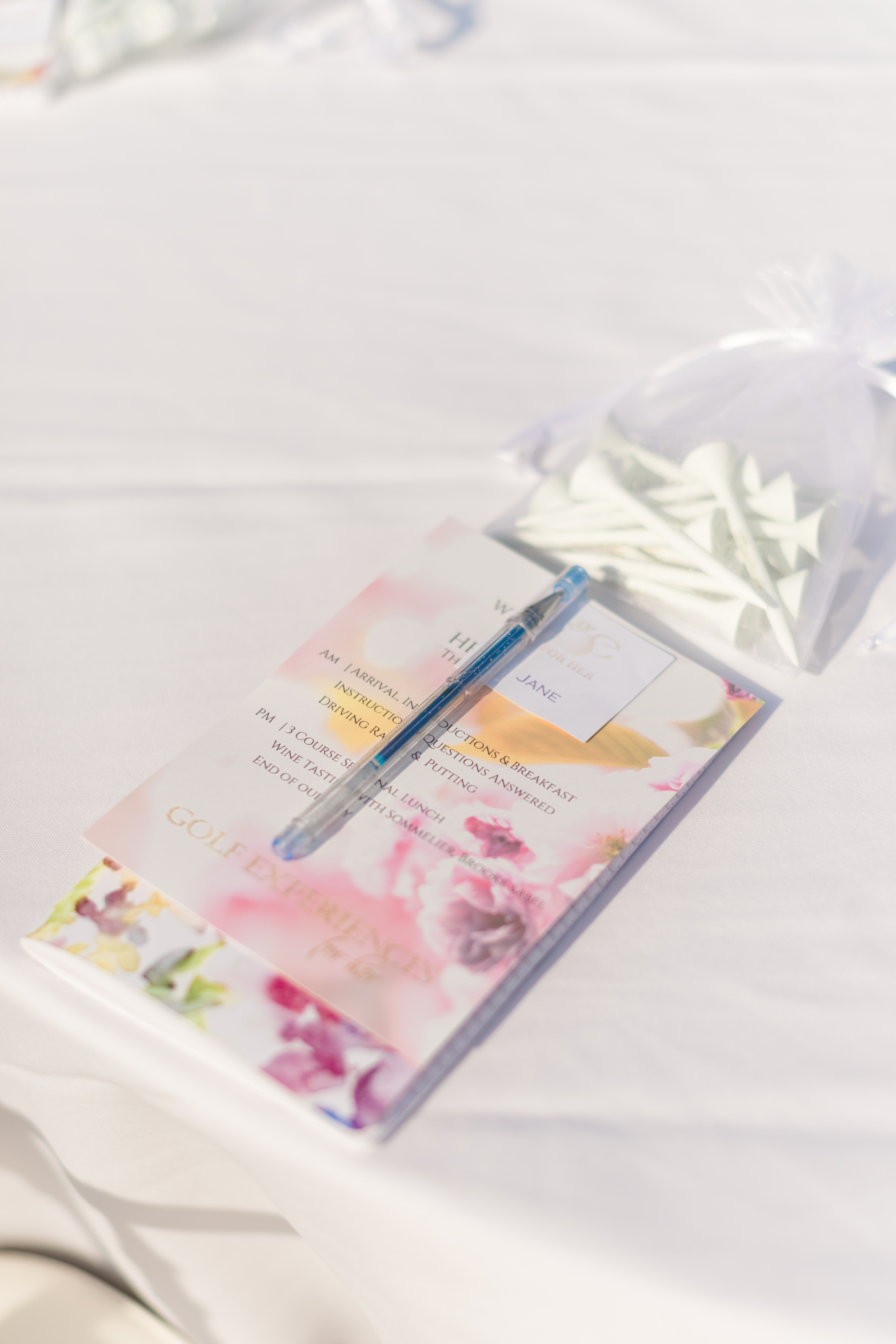 The Prettiest Notebooks, Name Tags, Itineraries, Pens and Custom Tees