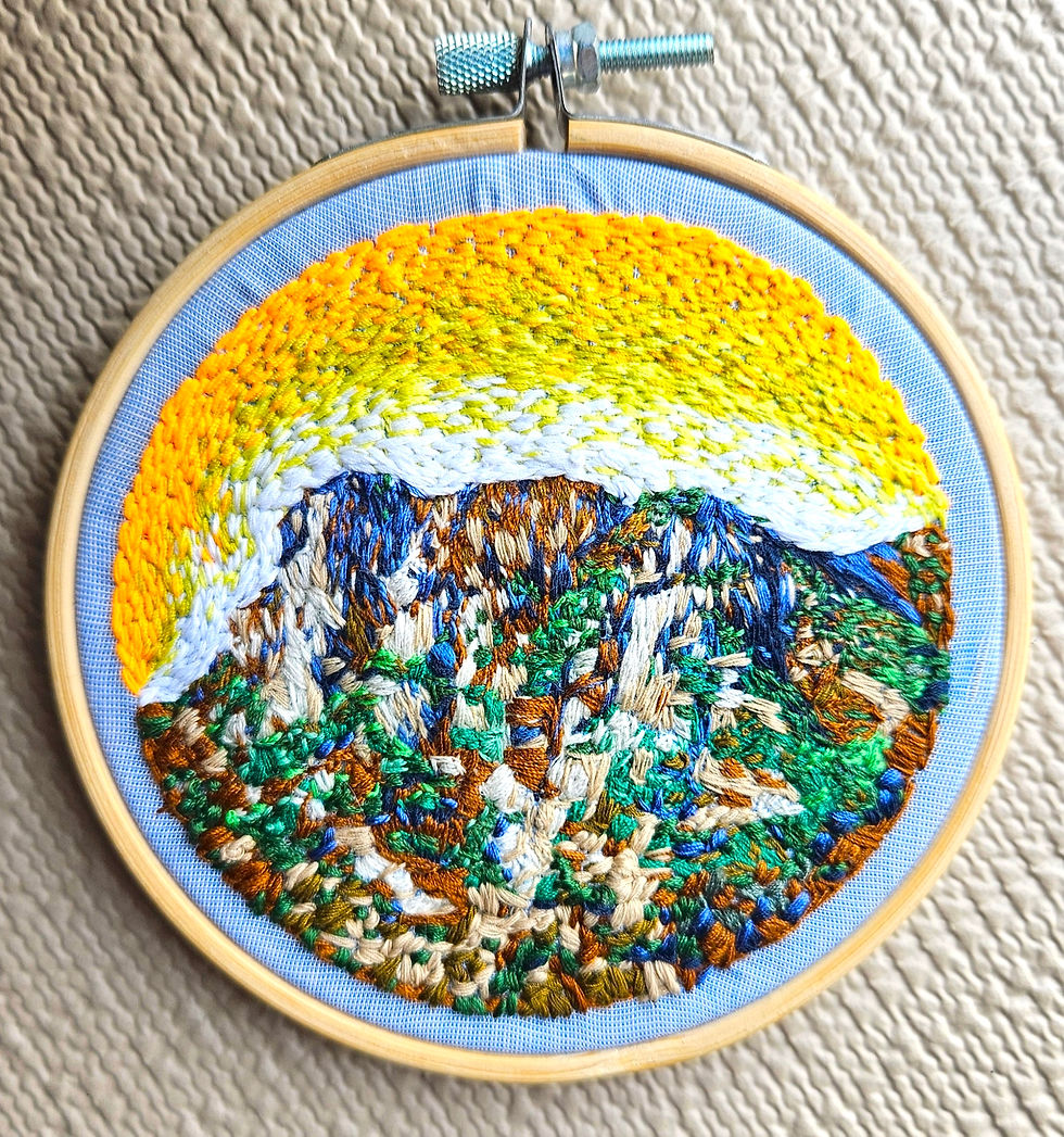 Lionrock Sunrise Embroidery