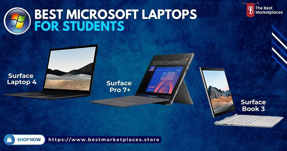 Jakie są najlepsze laptopy Microsoft dla studentów