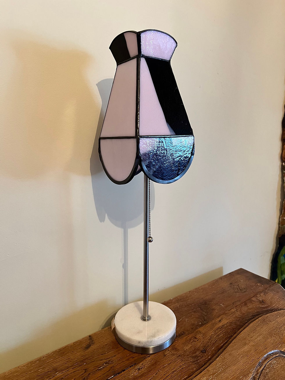 Thumbnail: Pink Black Swirl Lamp
