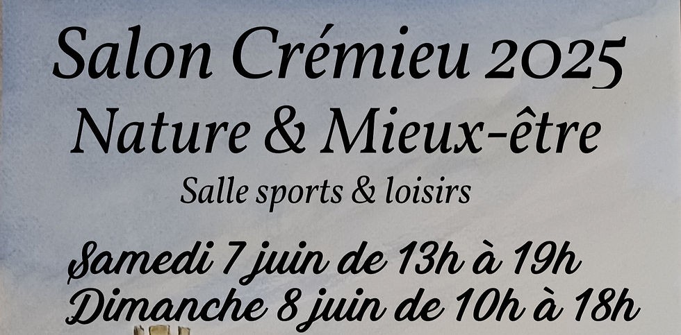 Salon du Bien-être de CREMIEU 2025