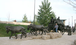 Blair  Bronze Wagon, full view