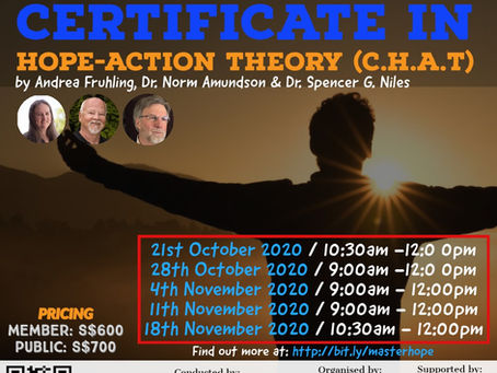 CDAS Master - Commencement of Certificate in HOPE ACTION THEORY (C.H.A.T.)