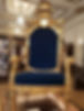 Freemasons gold chair