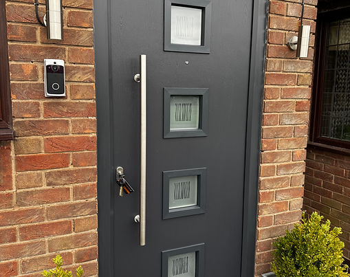 Composite front door installed in Ashbourne.