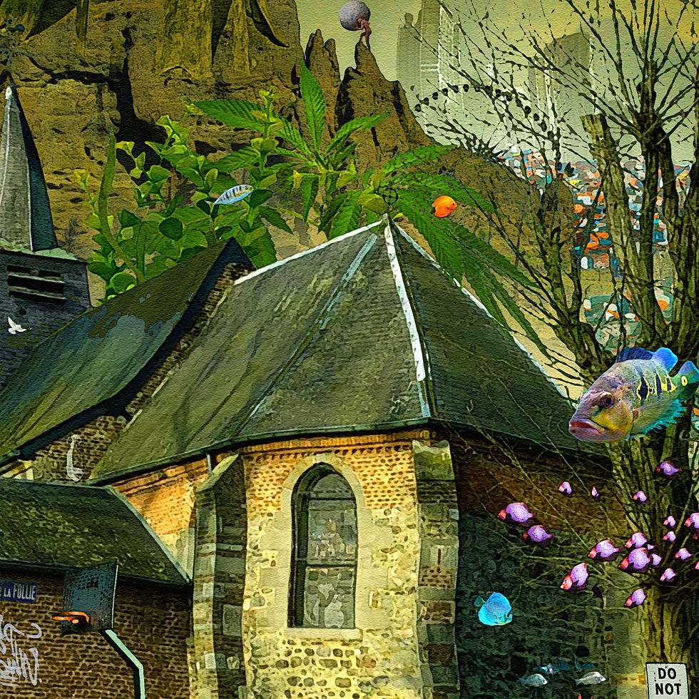 Miniature : Cent Titres n°319  - 61 x 69 cm