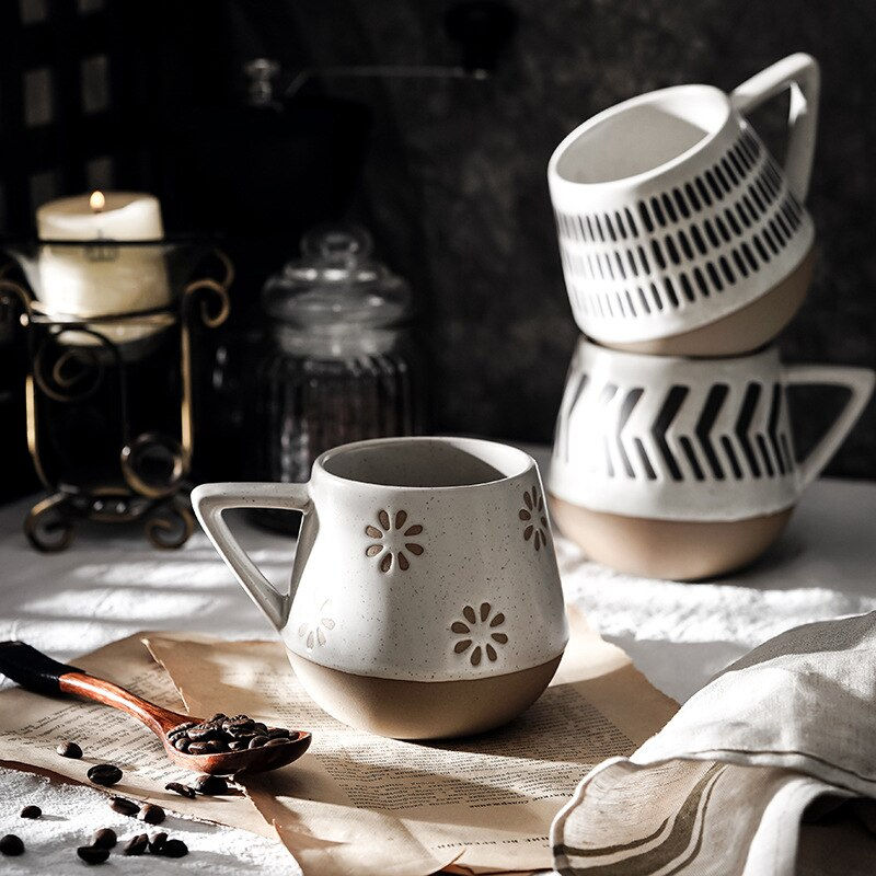 Unique Large Capacity Handmade Ceramic Mug