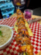 Thai Chicken Kebob Platter