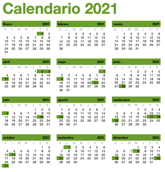 Calendario Feriados 2021 Cu ndo Cierra El Mercado De Valores Calendario Feriados 2021 Cu ndo Cierra El Mercado De Valores