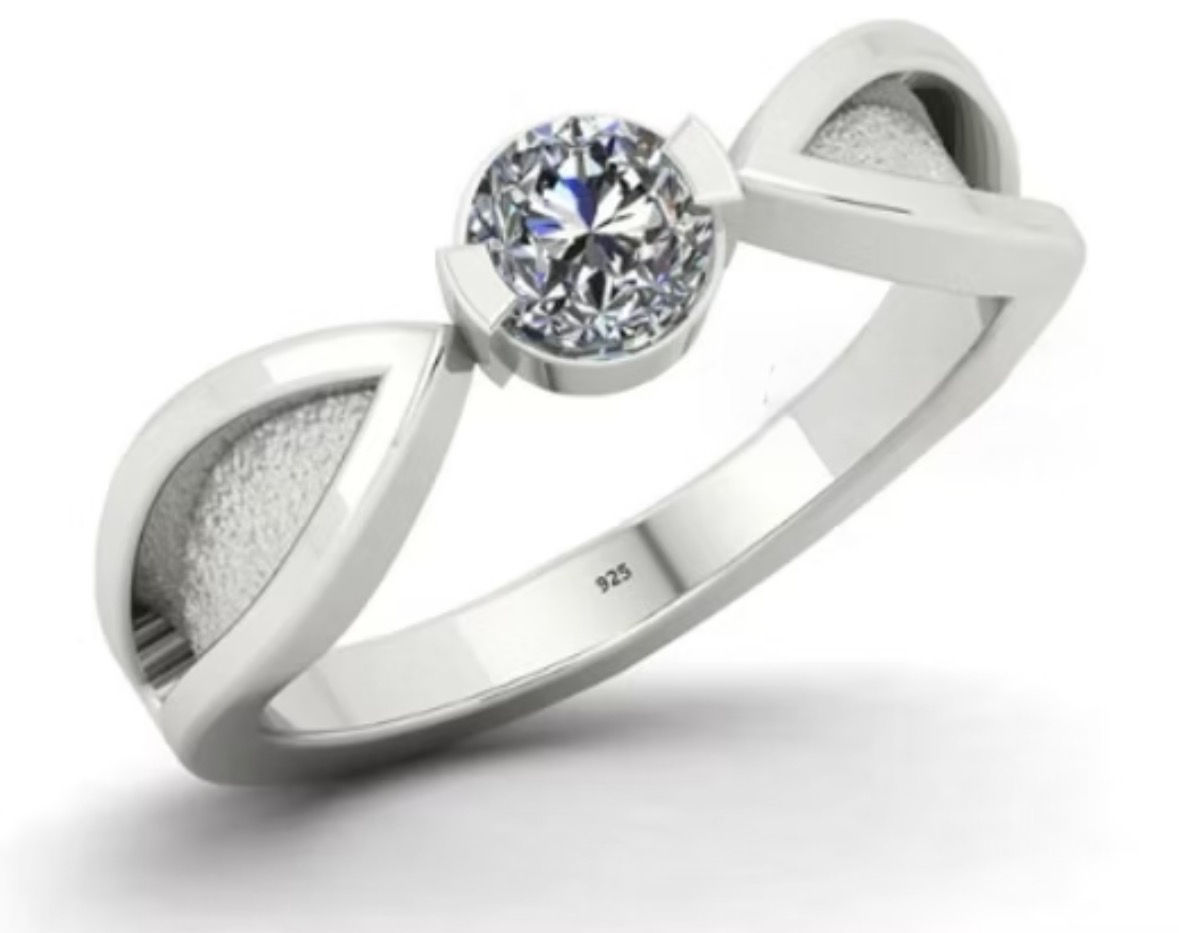 CZ Gemstone w/ Open Sides (SH)*