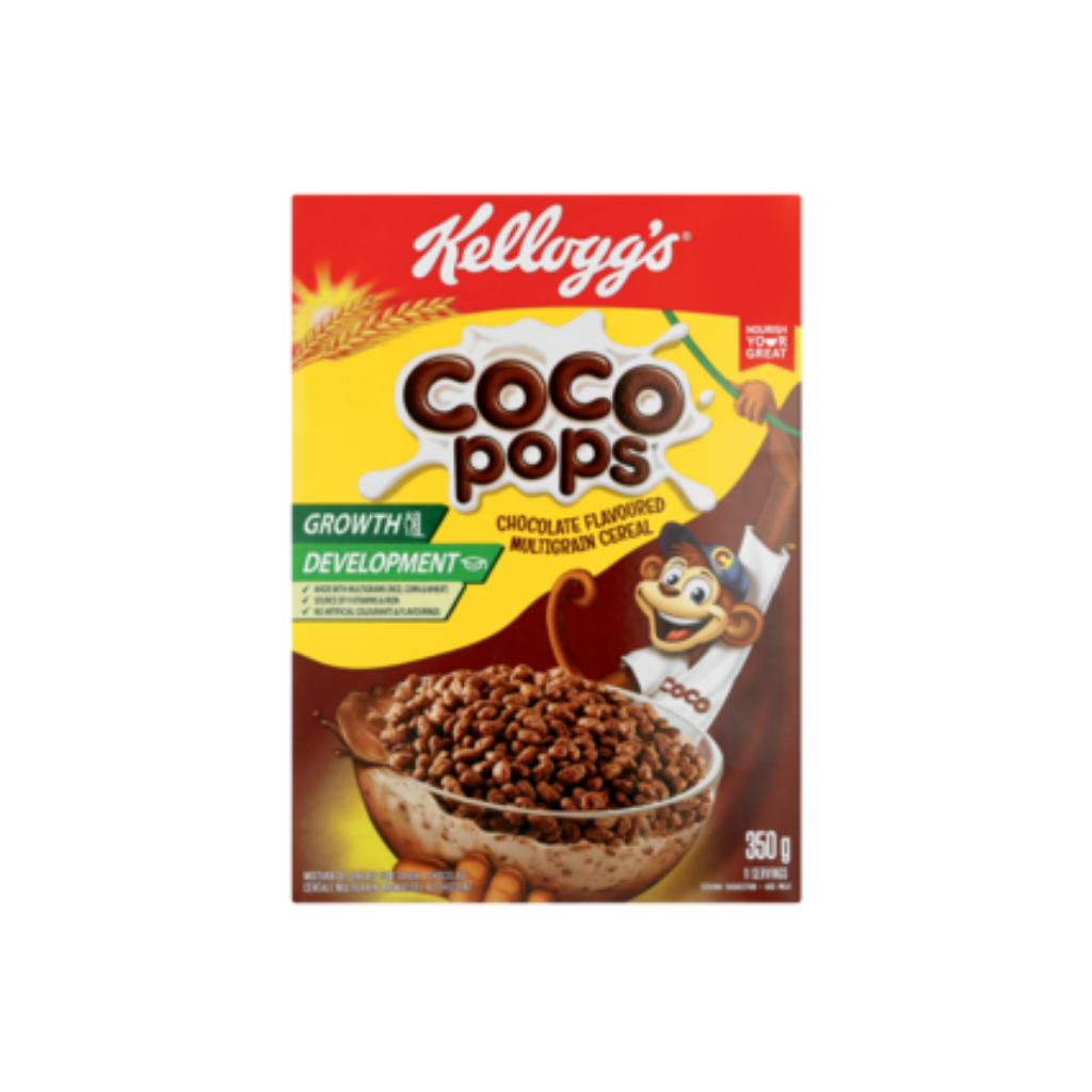 Kellogg's Coco Pops Chocolate Flavoured Multigrain Cereal 350g