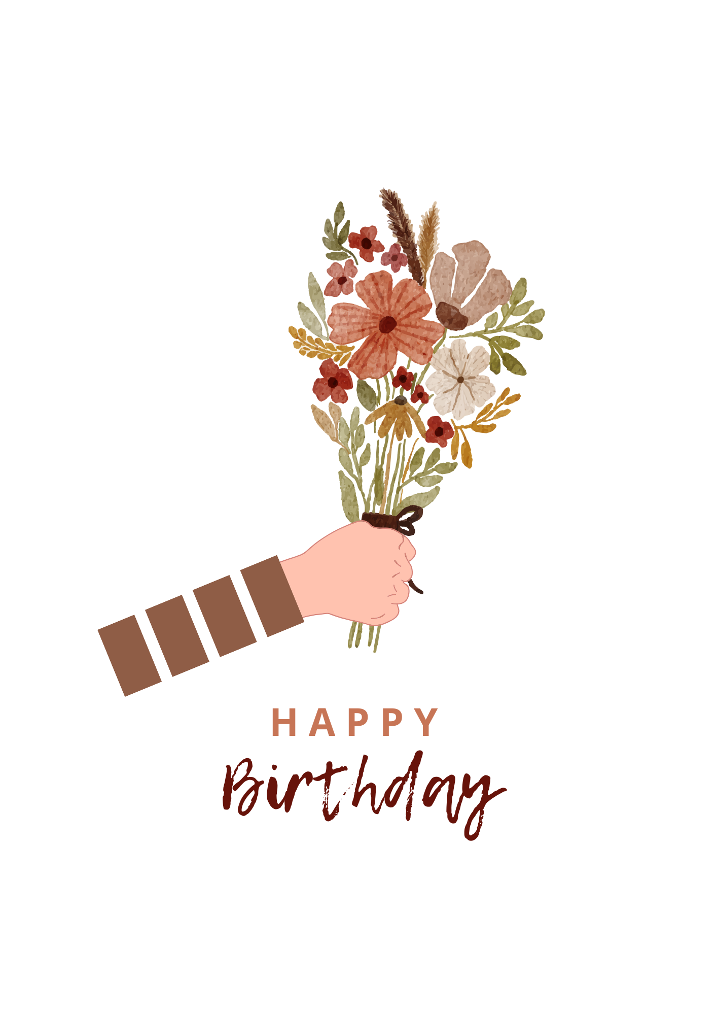 Kaart - Verjaardagsboeket