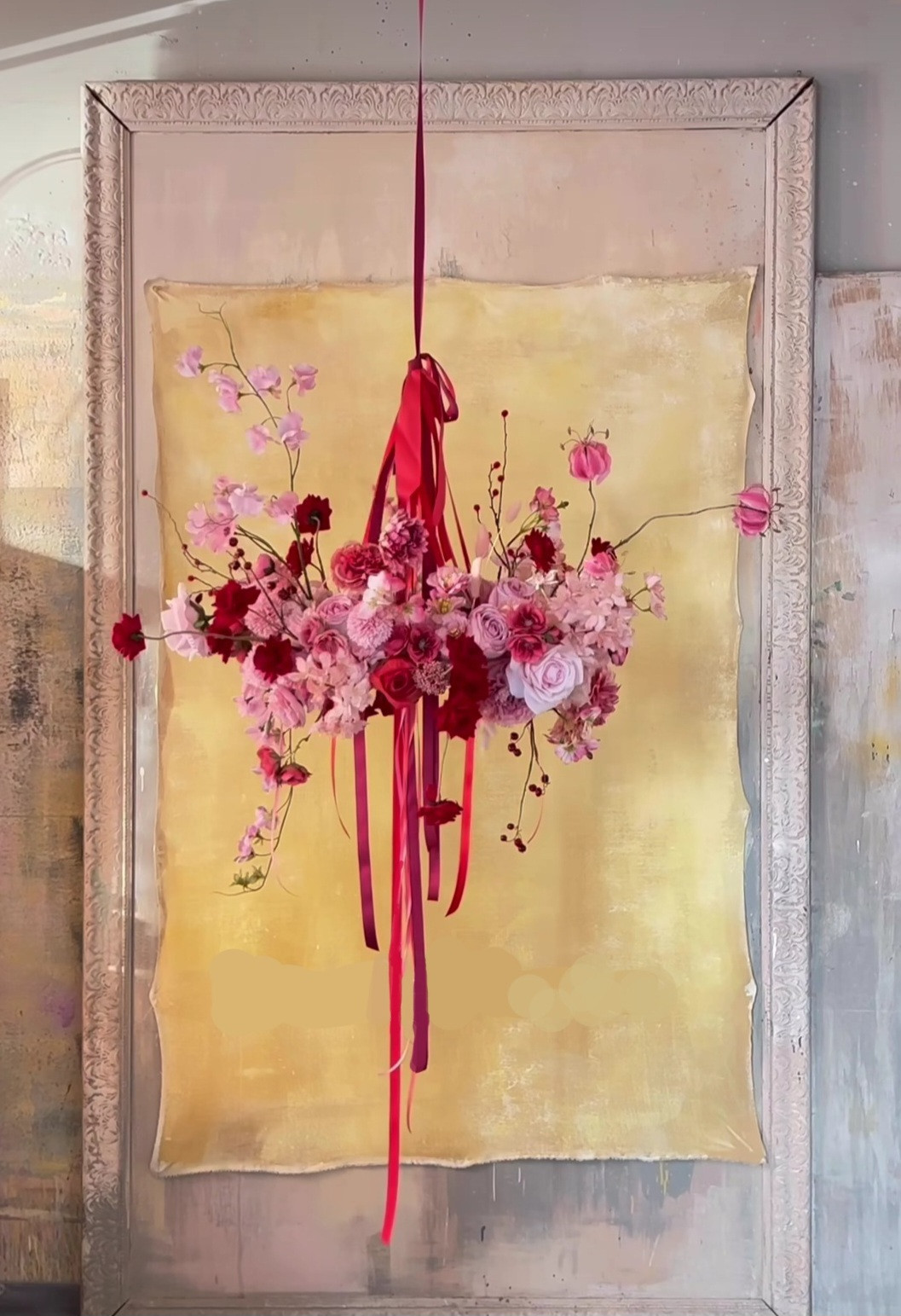 Hanging flower Wreath