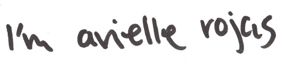 Handwritten "I'm Arielle Rojas"