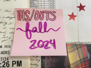INS/OUTS LIST FALL 2024