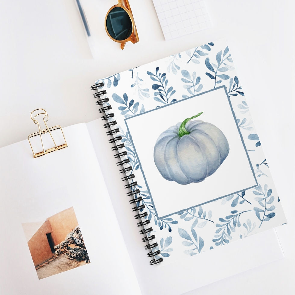 Thumbnail: The Blue Princess Spiral Notebook - Ruled Line