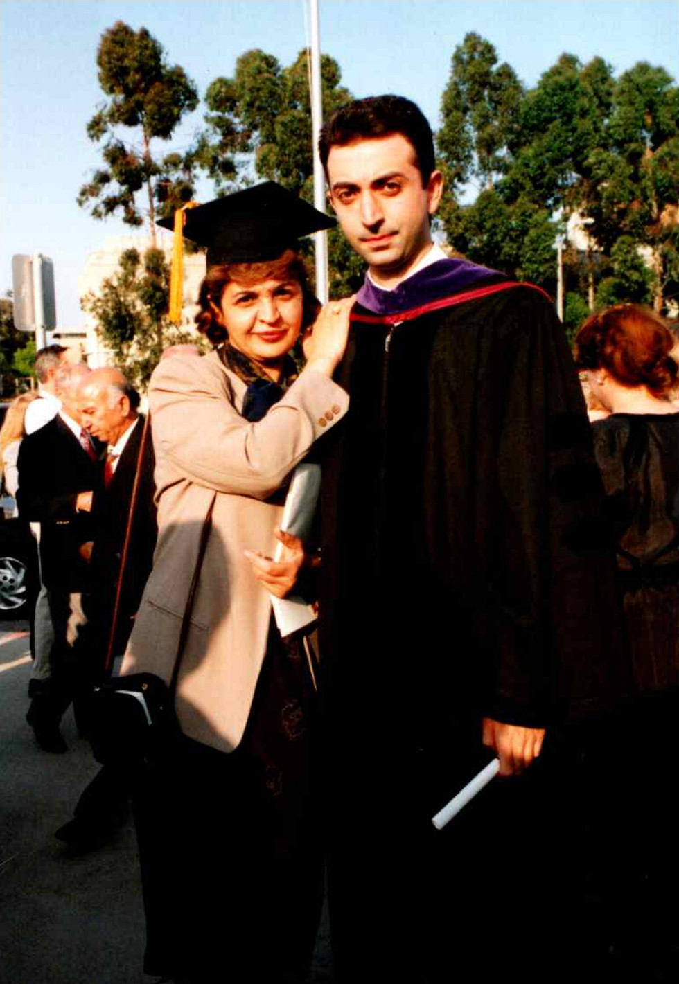 Tony at law school graduation