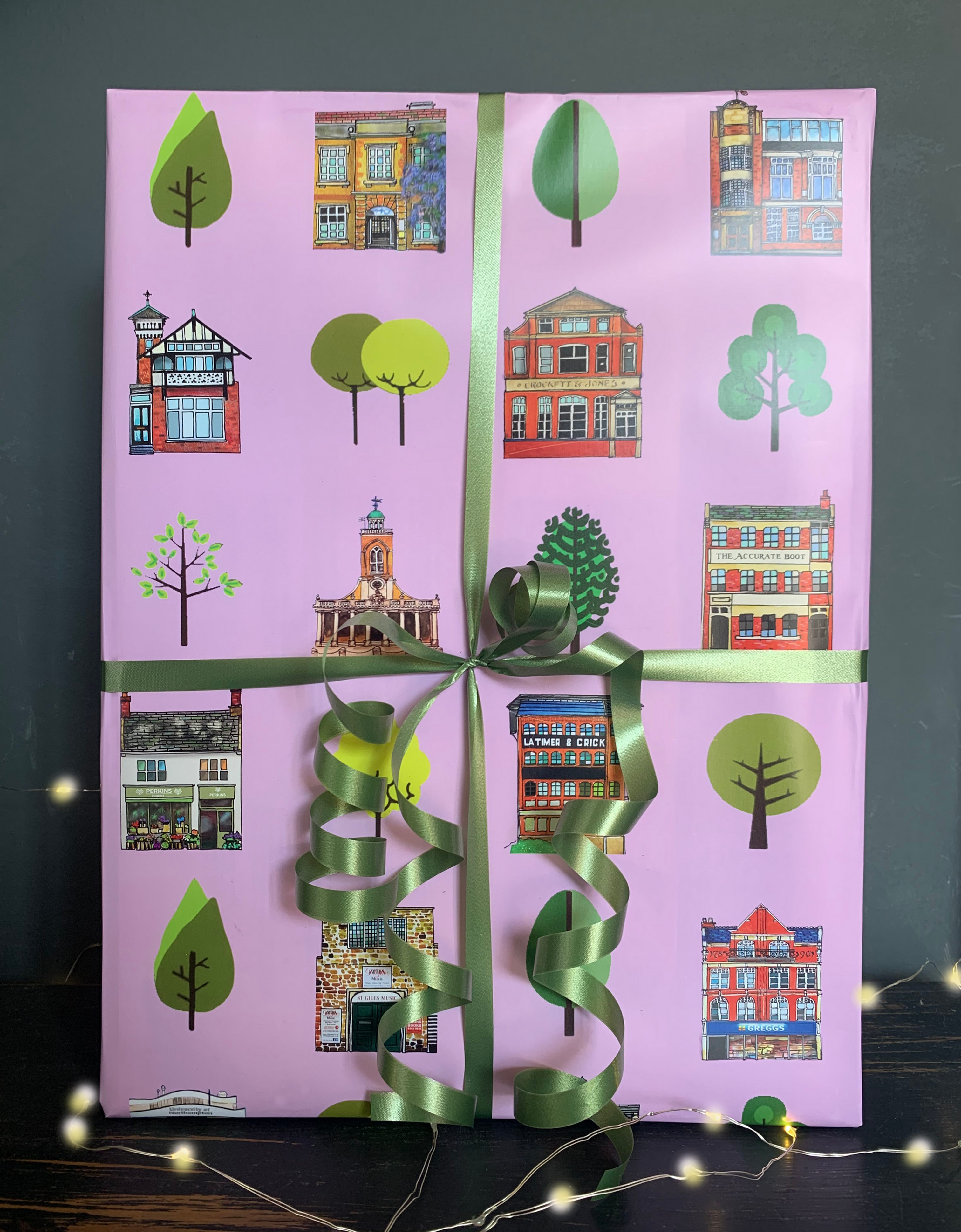 Street Trees Gift Wrap