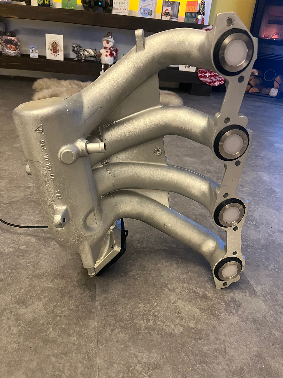 Thumbnail: Porsche 944 inlet manifold table lamp ... reimagined
