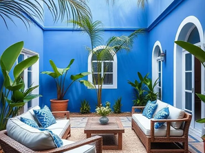 Creating a Turkish-Inspired Internal Courtyard with Vibrant Colours and Handcrafted Tiling