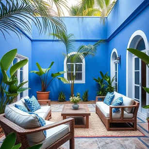 Creating a Turkish-Inspired Internal Courtyard with Vibrant Colours and Handcrafted Tiling