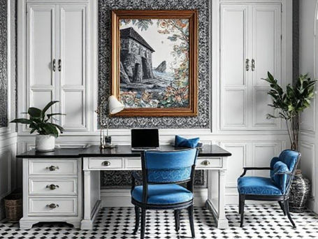 Elevate Your Home Office Glamour: Tips for a Stylish and Productive Workspace