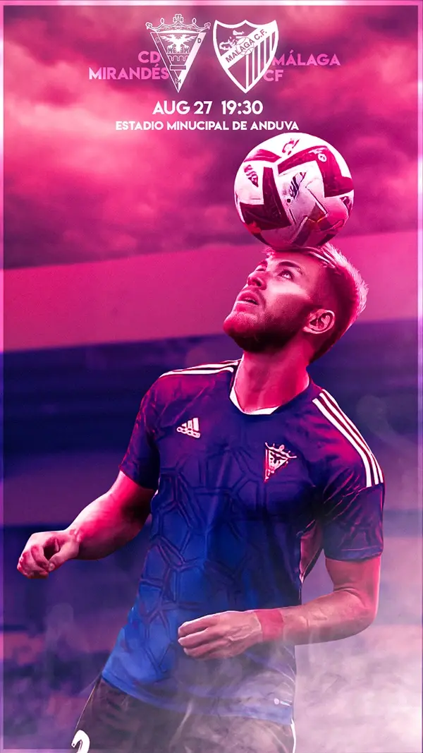 FC Mirandes Matchday graphic