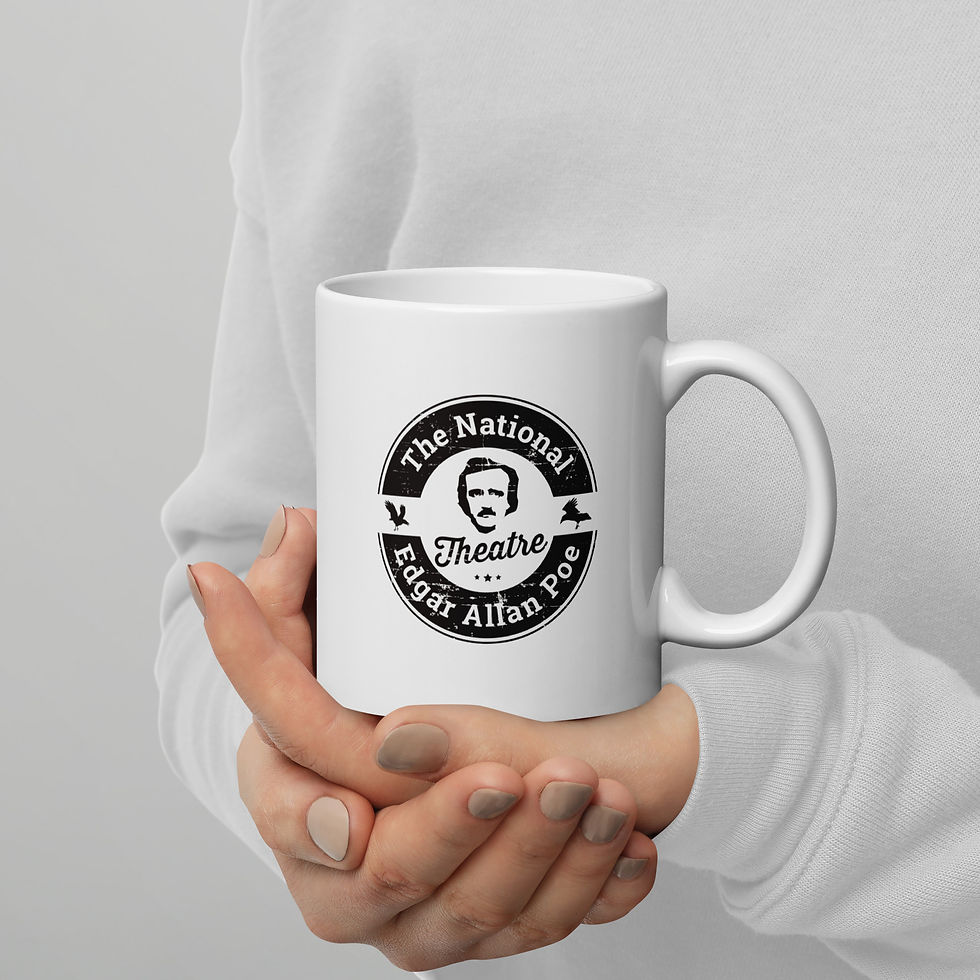 Thumbnail: White glossy Poe Theatre mug