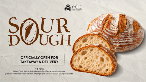 Bánh mì Sourdough: Chính Thức Mở Bán Mang Về & Giao Hàng 