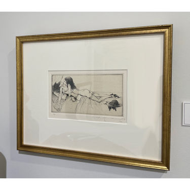 澁澤龍彦オマージュ展会場 山本六三銅版画女友達