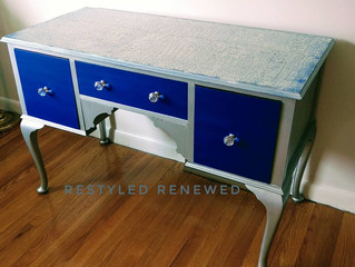 Glamed up vanity table