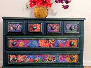 Green Patchwork Dresser