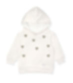 Ängsvik mönstrad luvtröja