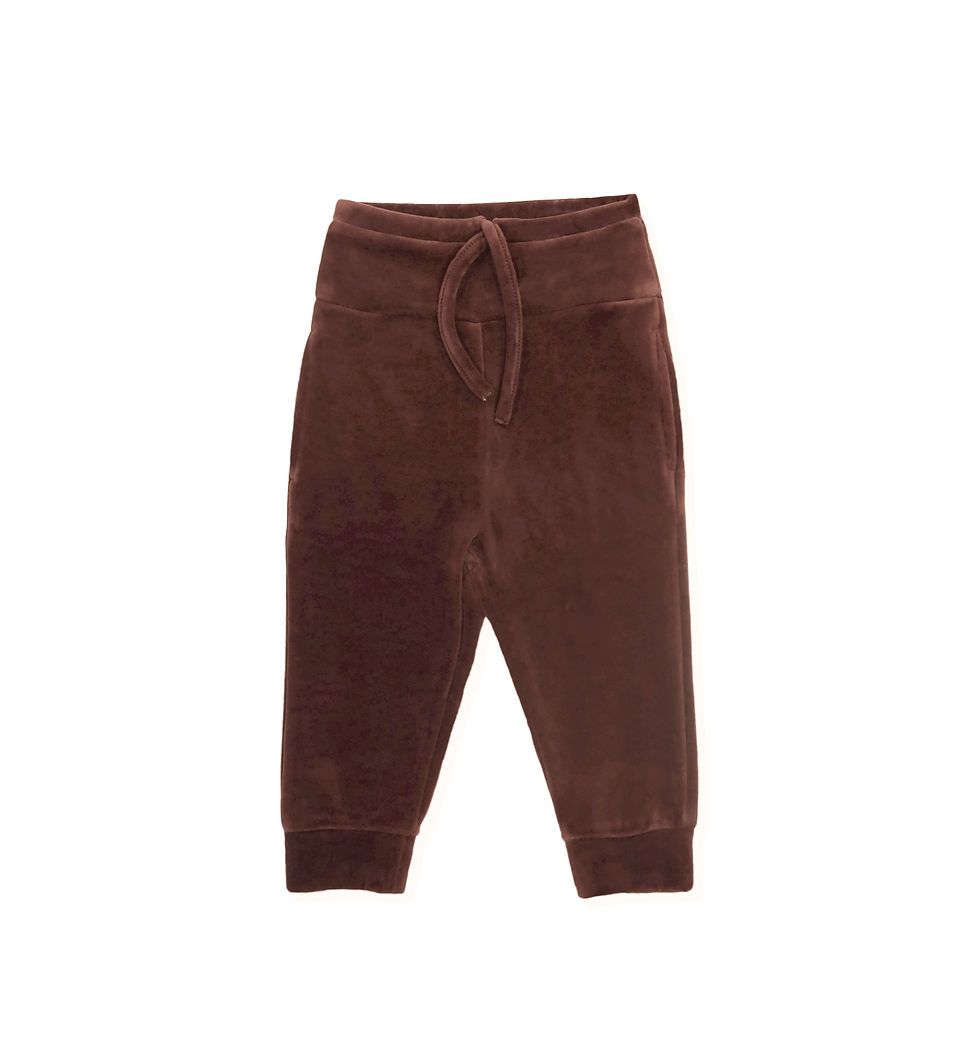 Ängsvik velourbyxa, Kastanj